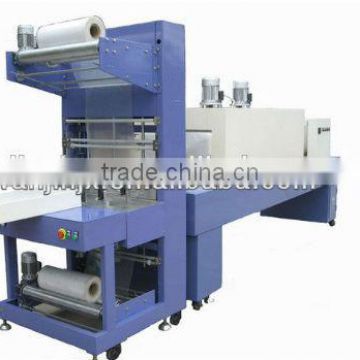 Professional full automatic film shrinking wrapping packing machine for PET bottle