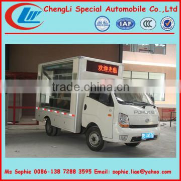 scrolling advertising board truck,LED box truck,led outdoor display truck