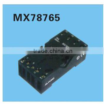 HEIGHT Hot Sale MX78765 Relay Socket /8 pin Relay Socket/General relay socket with High Quality Factory Price
