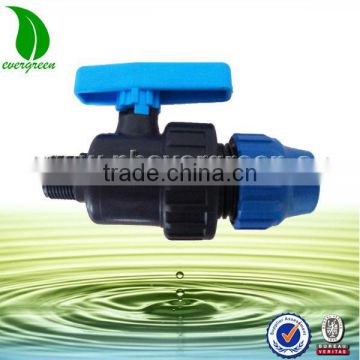 9405 PE male single union water ball valve