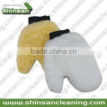 synthetic wool car wash mitt/microfiber cleaning washing mitt/ Microfiber Chenille Dust Mitt