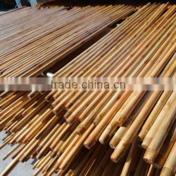 varnished broom stick wood