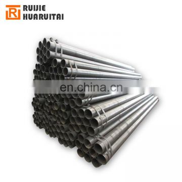 Building material/hollow tube/metal/ERW Q345 Q235B ERW black round steel welded pipe