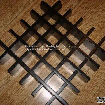 Aluminium Panel For Ceiling Black And White Aluminum Grille