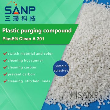 SANP purging compound for high effective extrusion molding HDPE color line cleaning