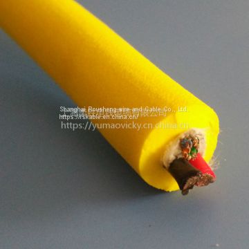 Flexible Rov Cableyellow Sheath Color Anti-dragging / Acid-base Cable