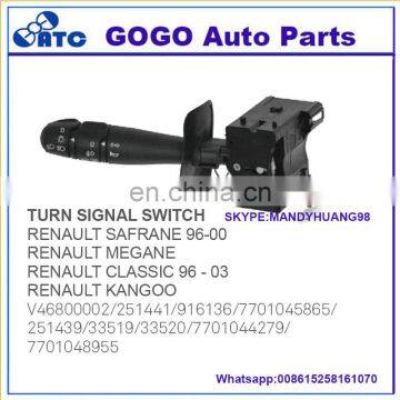 Steering Column Stalk Switch For R-ENAULT K-angoo M-egane W-agon 7701044279  7701045865