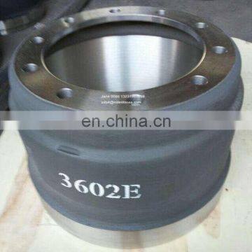 Factory American trailer and truck brake drum 3602E