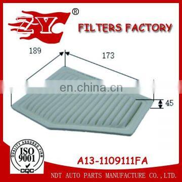 Factory manufacturer For Chery Fulwin Auto Air Filter OEM A13-1109111