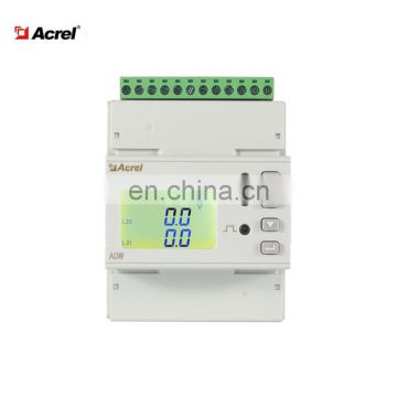 IOT applied multi circuit lcd display power monitoring meter with modbus Acrel 3P3W 3P4W ADW210-D10-1s