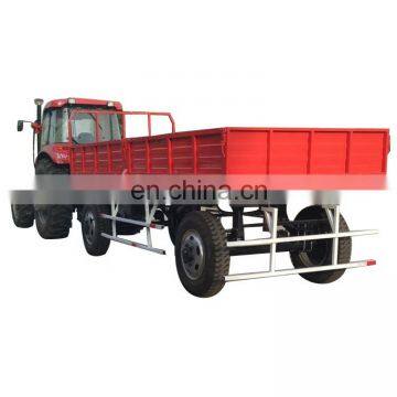 Hot sale 4 rounds 10 tons series shaft agricultural agricultural tractor dump truck hydraulic trailer