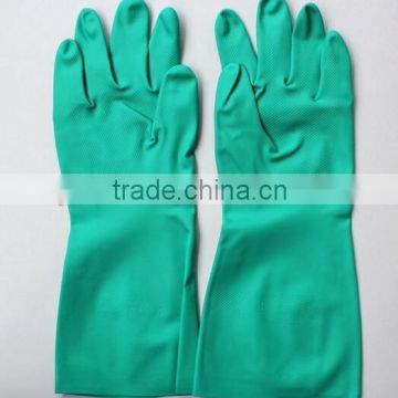 A long nitrile industrile gloves/ nitrile gloves for industrile /long gloves for menfor sale