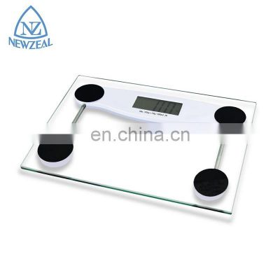 Factory Sale Electronic Travel Mini Body Weight Scale 180Kg Mini Digital Glass Bathroom Scale