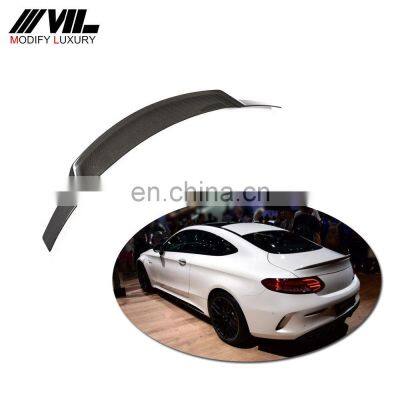 Carbon Fiber Rear Wing Spoiler for Mercedes Benz C Class C205  Coupe 2-Door 2015-2019