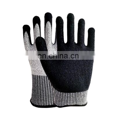 Sunnyhope Factory Anti Puncture Durable En 388 Level 5 Cut Resistant Safety Work Gloves