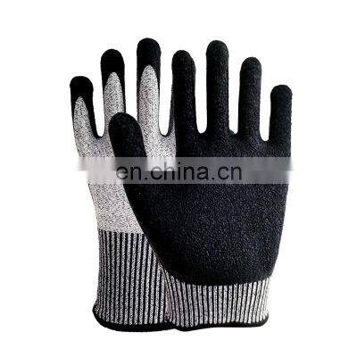 Sunnyhope Factory Anti Puncture Durable En 388 Level 5 Cut Resistant Safety Work Gloves