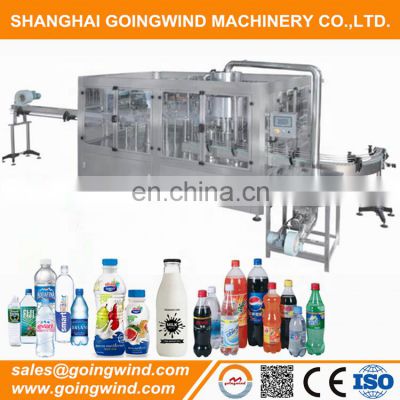 Automatic bottle rotary filling and capping machine auto water milk yogurt fruit juice packing machinery cheap price for sale