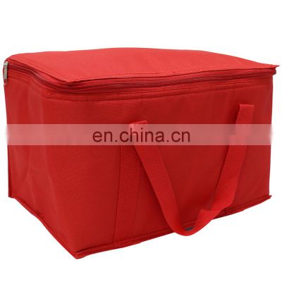 eco friendly custom 6 cans cheap aluminium thermal foldable delivery food container ice cooler bags with logo
