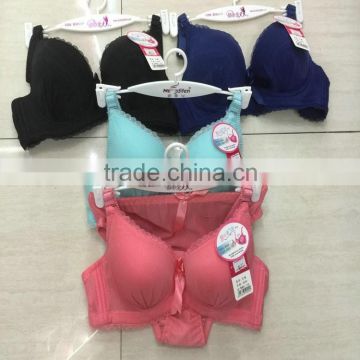 2USD Factory Supply Directly Hot High Quality Push Up Beautiful Yough Sexy latest bra & panty/32-36B Cup(gdtz061)