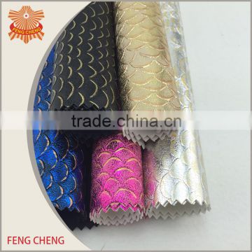 Factory direct supply faux snake skin leather