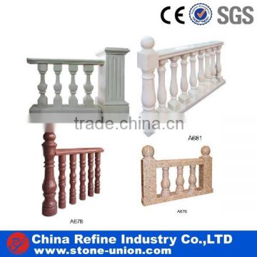 red stone palistade, modern carving stone marble balustrade