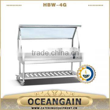 HBW-4G 4 Pan Bain Marie Trolley-HBW-4G