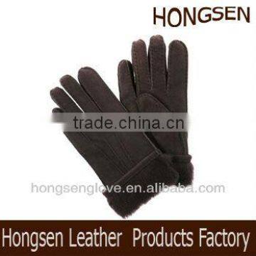 HS1416mens sheepskin gloves