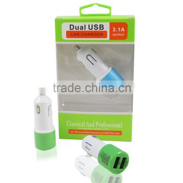 Dual USB port 2.1A Vehicle Car Charger Adapter