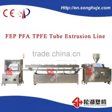 Precise Teflon PTFE FEP PFA Pipe Production Line