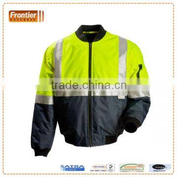 reflective safety work jacket, comply with AS/NZS 460.1:2011 D/N