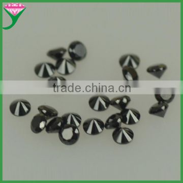 buyers wholesale prices 1.2mm small size round black nano spinel loose gem stones