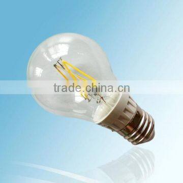 High quality 6w dimmable E27 filament led bulb 600lm