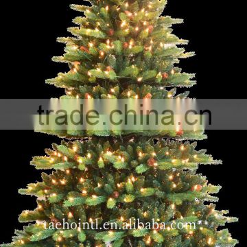 Needle Mixed Christmas Tree with multi function LED lights