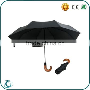 China Umbrella Factory New Products Wooden Handle Foldable Antique Umbrella