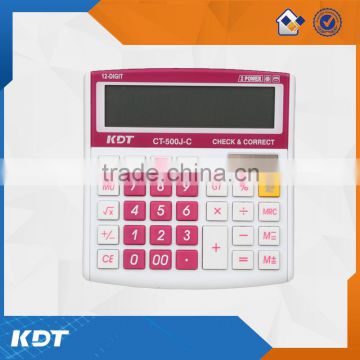 12 digits electronic big size financial calculator