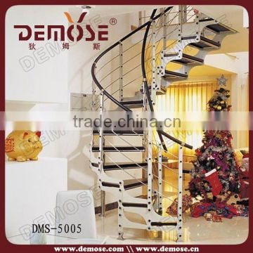 antique staircase | round wood stair with high quality