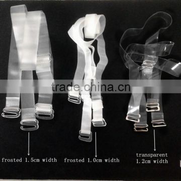 Wholesale bra should straps made of plastic or frost Silicone