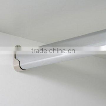 CHROME WARDROBE RAIL END SUPPORT BRACKETS OVAL from longcharm hanging rail support factory