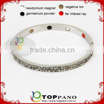 factory price fashion new design high quality plain stainless steel bangle