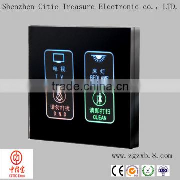 Best Hotel system touch screen light switch for hotel