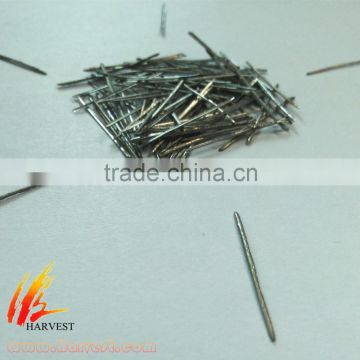 Melt extracted stainless steel fibers for bridge construction/airfield runway