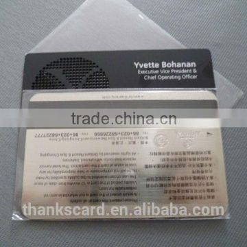 High Strength Metal Card/ Metal Business Card/ Metal credit card magnetic stripe