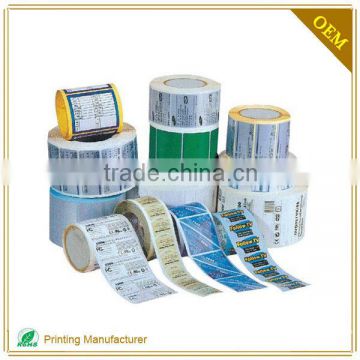High Quality Battery Thermal Labels Roll Stickers Epoxy Label