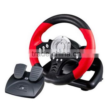 PC game hardware Racing Steering Wheels & pedals with hand brake / Gear Suction / Vbration