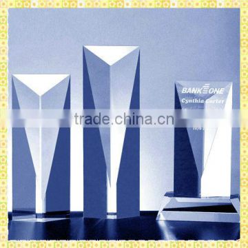 High Quality Blank Crystal Trophy For Office Furnishing Articles Gifts
