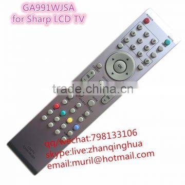 Silvery+Black 49 Buttons LED/LCD Remote Control for Sharpp LCDTV GA991WJSA