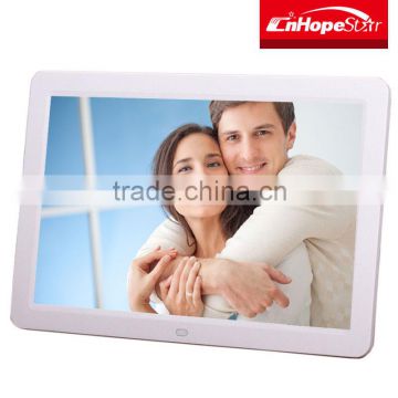 Best choice 12 inch battery operated led monitor wall mount digital picture frame