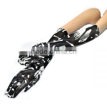 2014 new design long evening sexy bone gloves for women