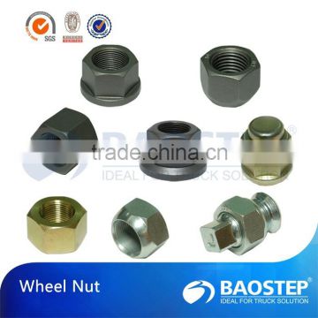 Wheel nut for various special nut types