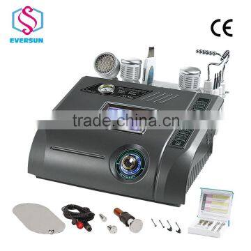 2015 hot sale facial dermabrasion ultrasound & ultrasonic skin scrubber machine with CE